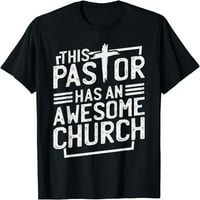 Ovaj pastor ima sjajnu crkvu, dizajn za molitvu majicu