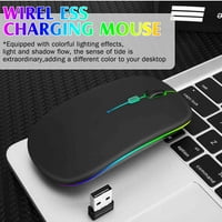 Bluetooth punjivi miš za Lenovo Chromebook 11E 1. GEN prijenosnik Bluetooth bežični miš dizajniran za