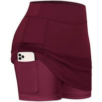 Spande kratke hlače Ženske ženske elastične strugove Casual Comfy pamučne kratke hlače sa kratkim kratkim