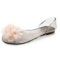 Giligiliso sandale Modne žene Ležerne kristalne sandale Jelly cipele čipke cvijeće ravne sandale prodaje
