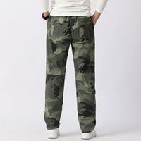Leey-World Muns Cargo Hlače Muške teretne hlače Pamuk Ležerne prilike Pant Lagana jogger pant na otvorenom Pješačke pantalone hlače minter zelene boje, l