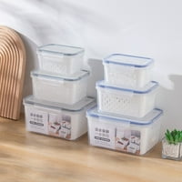 Plastični spremnici za skladištenje hrane, u svježim posudama za odlaganje od povrća za hladnjak, kuhinjski