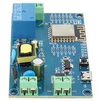 FDIT jednokanalni relejni modul, relejni modul Jednokanalni DIY WiFi razvojna ploča sa PIN elektroničkom komponentom ESP8266, ESP8266
