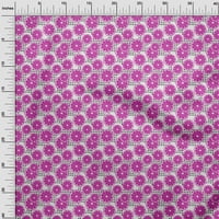 Onuone Georgette viskoza ružičasta tkanina plodova ananas DIY odjeća prekrivajući tkaninu Ispis tkanina