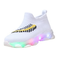 Ležerne prilivne dječake Djevojke Cipele cipele Bling tenisice Djevojke Light Baby Svjetlosni sport