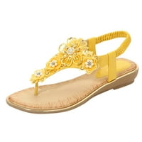 Ležerne cipele Sandale Ljetni biserni cvijet Flip Flops Women Dame ženski papuče