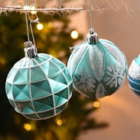 Božićni ukrasi Izvrsni uzorak živopisna boja glatka površina otporna na oblogu dizajna Xmas Viseći kuglice Fotografija za dom