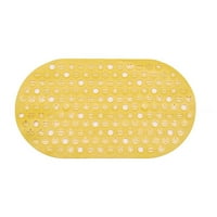 Prozirna prostirka za kupatilo - Extra čist i izdržljivi plastični prostirke za kupanje, neklizajući tepih za kadu žuta