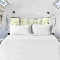 Set listova pamučnog kreveta - pamučna posteljina za uklapanje kreveta u kampere, RV-ove, kućice