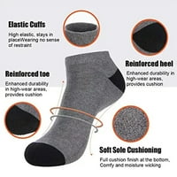 Leky ženske čarape za posade muškarci čarape posade parovi prozračne čarape za slabo izrezanje za muškarce Ženske sportske boje koje odgovaraju mekim visokim elastičnošću