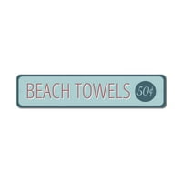 Dekor noviteta za ručnik za plažu, znak zidnog zida