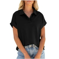 Prevelike majice za žene plus veličine kratkih rukava Bluze Regularne fit T majice Pulover TESE vrhovi