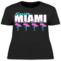Florida Miami, Flamingo majica Žene -Image by Shutterstock, ženska srednja