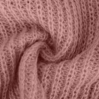 AWDENIO zimski džemper za žene vrhove čišćenja Ženska i zimska pletena majica V-izrez pulover srednjeg
