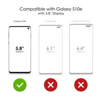 Razlikuje jasan hibridni slučaj otporan na udarce za Samsung Galaxy S10E - TPU branik akrilni zaštitni