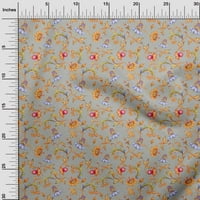 Onuone Rayon siva tkanina cvjetna DIY odjeća za preciziranje tkanine Tkanina od dvorišta široko