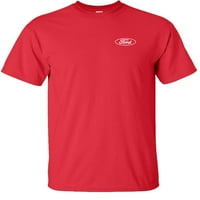 Fair Game Mustang LL Super Coupe Majica, Ford Cobra, Ford Graphic Tee-Red-L