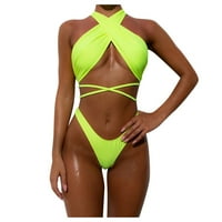HHEI_K Žene potaknuli su visoki struk s kupaćim kostimima kupaćih kostimi za kupaće kostimu