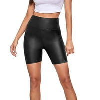 Ženske kratke hlače Čvrsti printirani kratke hlače crne xxl