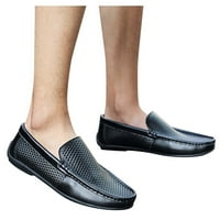 Puawkoer cipele modne prozračne muške kožne šuplje cipele cool rupa ljeto muške kožne cipele za muškarce