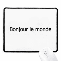 Pozdrav World French MousePad šivene rub mat gumene bande