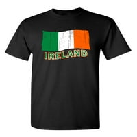 Irska zastava sarkastična humora grafički novost smiješna visoka majica