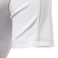 Muška majica s kratkim rukavima s okruglim vratom i majicom kratkih rukava s kratkim rukavima