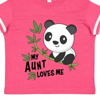 Inktastic moja tetka voli me-slatka panda poklon malih dječaka ili majica s majicom mališana