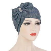 Bluethy turban višebojna all-atca Women Bow crnot dizajn turbana za plažu