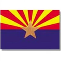 Annin Flagmakers Ft. Ft. Zatvorena i parada Colonial Nyl-Glo Arizona Zastava