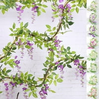 Umjetna vijenca lažne biljke Ivy Wisteria Cvijeće Viseće biljke Vjenčani dekor