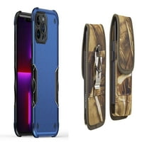 Slučaj sa paketom za kaiš za iPhone 14: Slim E hibridna serija SOXO otporna na udarcu i vertikalno robusno oploženje najlonskih telefona