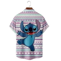 Disney Stitch Havajska majica, Funny Stitch Bock Majica, Filmovi Lilo & Stitch Dugme Up Majica, Božićni pokloni za djecu Odrasli