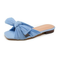 Dame Mesh ravne sandale Udobne cipele bez klizanja Obuća za vanjsku plažu svijetloplava plava