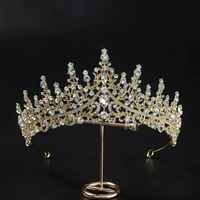 Kristalna kruna i veo set-rhinestones tiara za glavu ELEGANT Bridal vjenčani veo, stil: stil3;