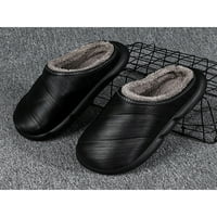 Ženske nejasne papučene kuće tople cipele meke plišane papuče dame casual kućne cipele žene flaffy crno 7,5-8,5