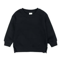 SHLDYBC Boys 'Crewneck Dukserice Djevojke Sport Dugi rukav Pamuk Pulover vrhove djece Majica majica,