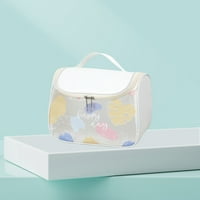 Zruodwans PVC kozmetički organizator Vodootporna prozirna kozmetička torba prijenosna torbica za odlaganje kupaonice za kupaonicu