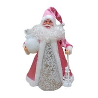 Univerzalni točak Santa Claus Električna glazbena svjetla Santa Claus ukrasi Božićni pokloni ukrasi