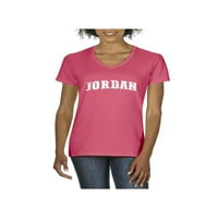 Normalno je dosadno - Ženska majica V-izrez kratki rukav, do žena Veličina 3xl - Jordan Amman