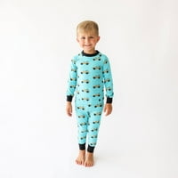 Unizno organski pamuk Kids Pijama set - Bronco Veličina godina