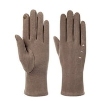Develvet muške zimske rukavice dame Nadogradnja dodira Zasloni Ne kliznite silikonske elastične manžete