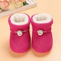 TODDLER Cipele Modne male mališane šarene djevojčice Zimska topla djeca dječja pletena pred šetači čizme za djecu