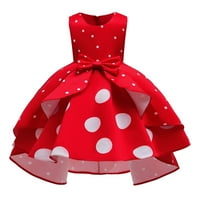 Leesechin Girls Haljines Clearence Explosion Style Dječja haljina odjeće Polka Dot Retro dječja princeza haljina