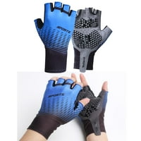 Biciklističke rukavice od pola prsta Sportska ne-lagana težina unise plavi xl