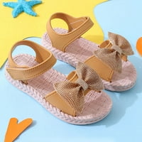 Leey-World Ljetne sandale Dječake Djevojke otvorene prste traper cipele prve šetnje cipele ljetne malene ravne sandale