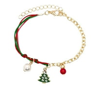 Božićni nakit Božićna drva za drva privjesak narukvica Božićni nakit
