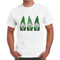 Fanxing Aerodrom Plus Veličina St. Patrick's Day majica za muškarce Žene Crewneck Grafički ispis Skraćeno