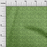 Onuone svilena tabbby šuma zelena tkanina žirafa Životinjska koža haljina od tkanine Tkanina za ispis