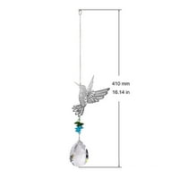 Kakina S Clearence Prozirni hummingbird kristalni privjesak za ukrašavanje vanjskog bašta